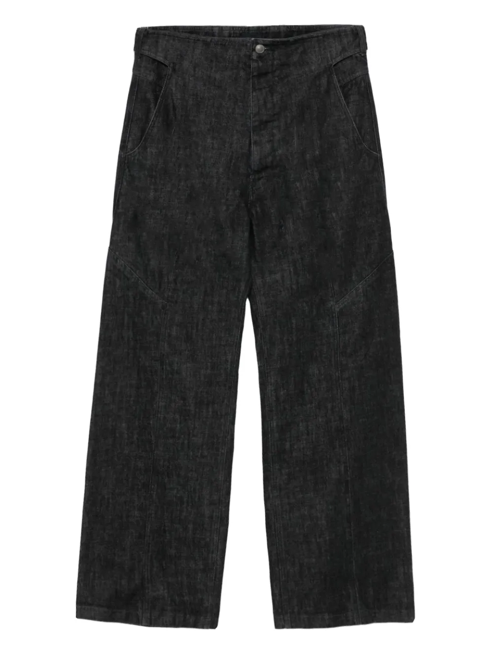 J.LAL button-fly panelled jeans | Blue | Image 1
