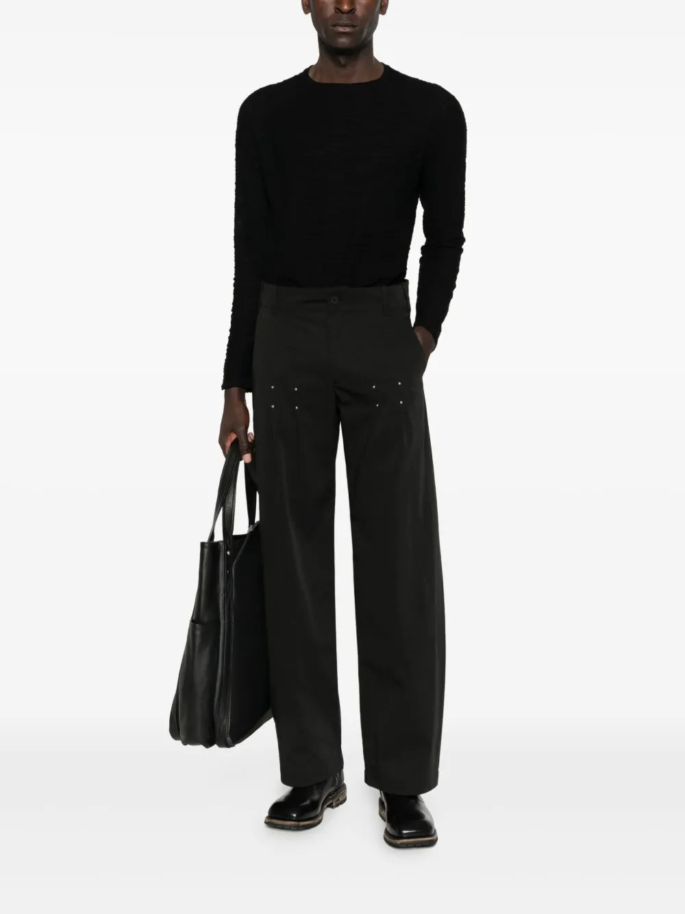 J.LAL stud-embellished trousers | Regular-Fit & Straight Leg Pants | Image 2
