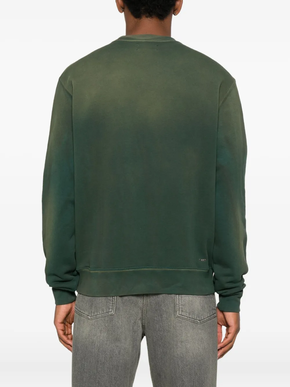 Amiri Crest-embroidered Sweatshirt In Green