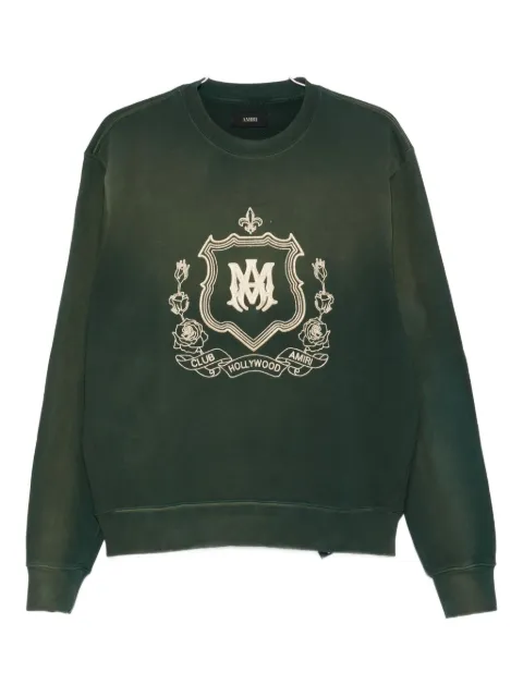 AMIRI crest-embroidered sweatshirt