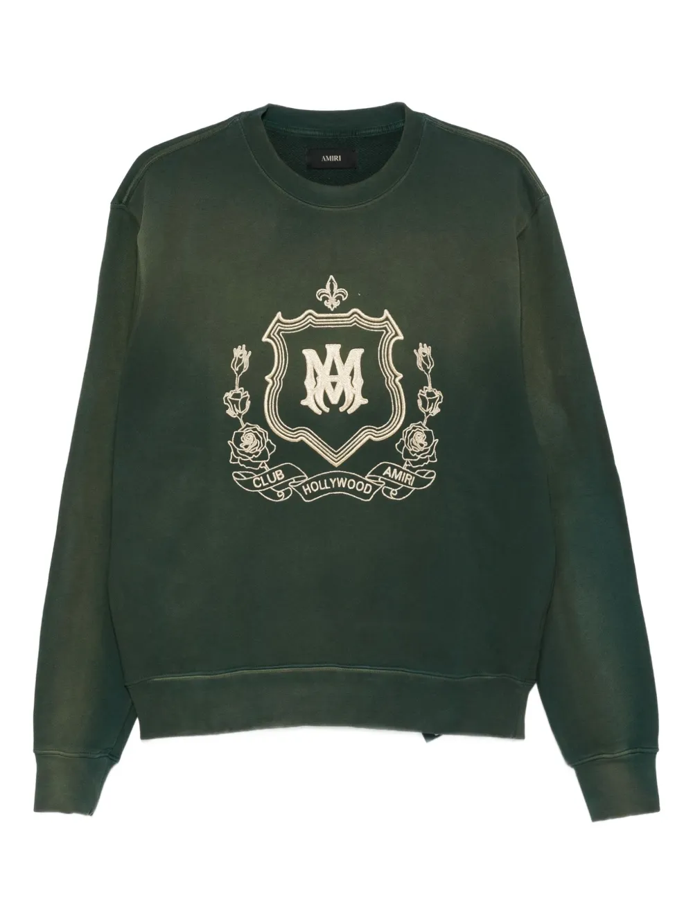AMIRI sudadera con distintivo bordado | verde | Image 1