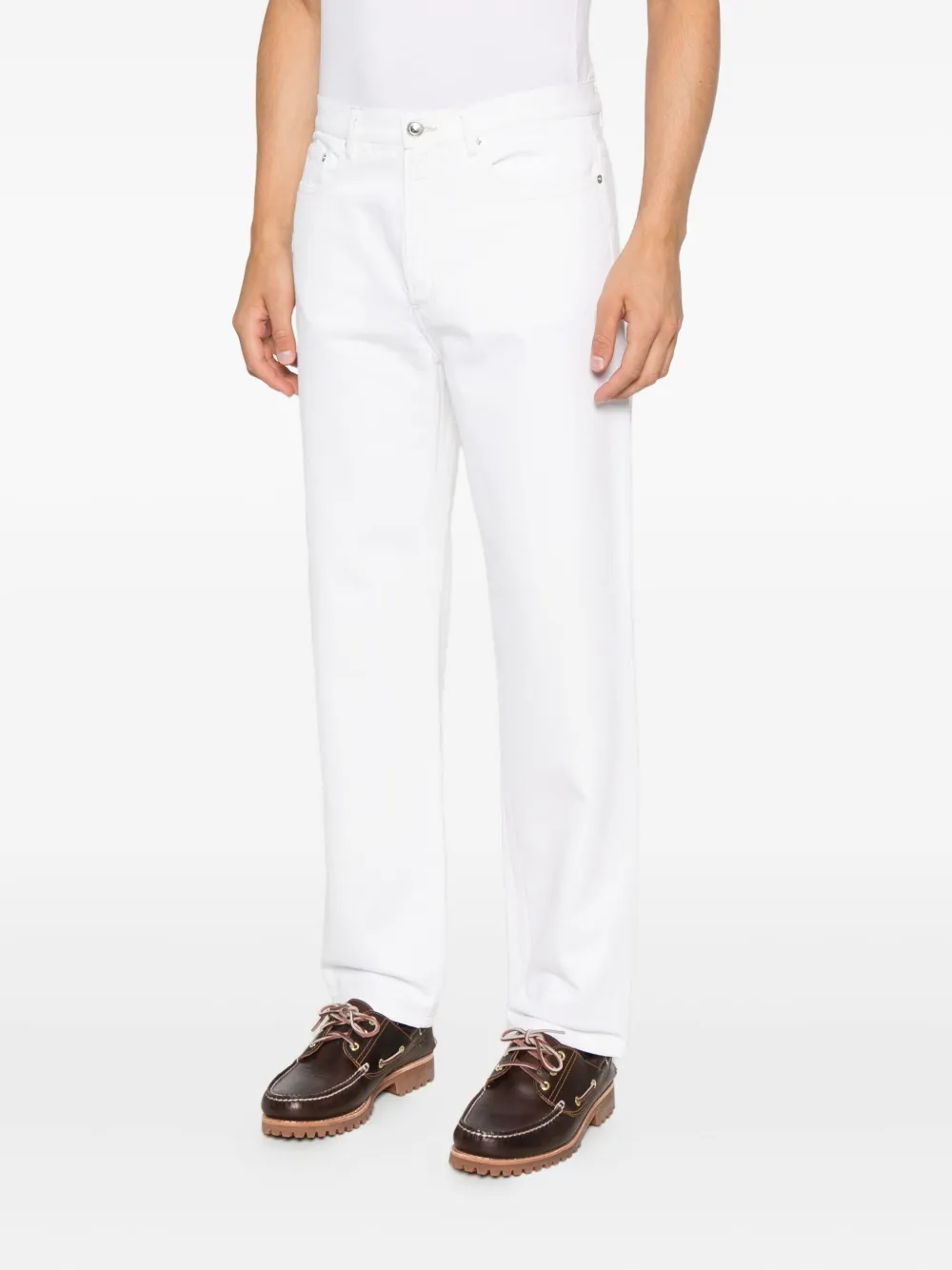 A.P.C. Straight broek Wit