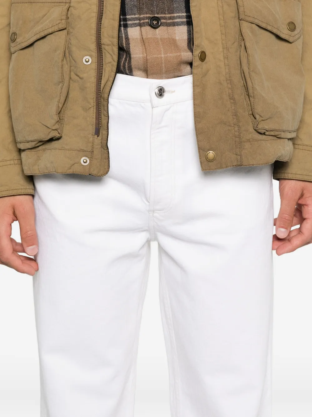 A.P.C. Straight broek Wit