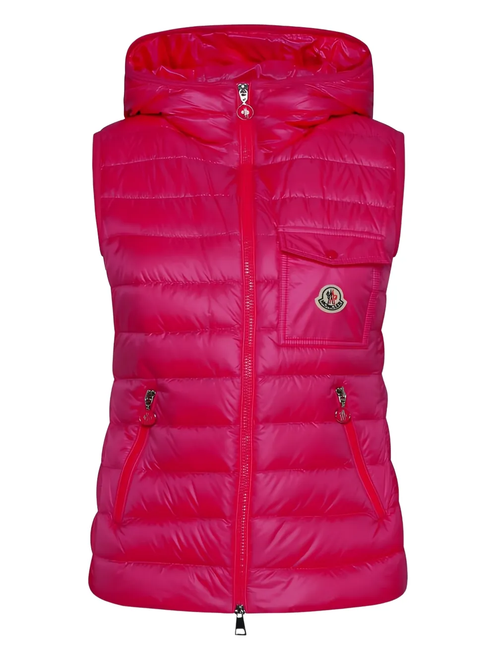 Moncler Bodywarmer met capuchon Roze