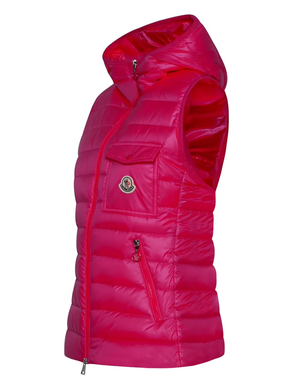Moncler Bodywarmer met capuchon Roze