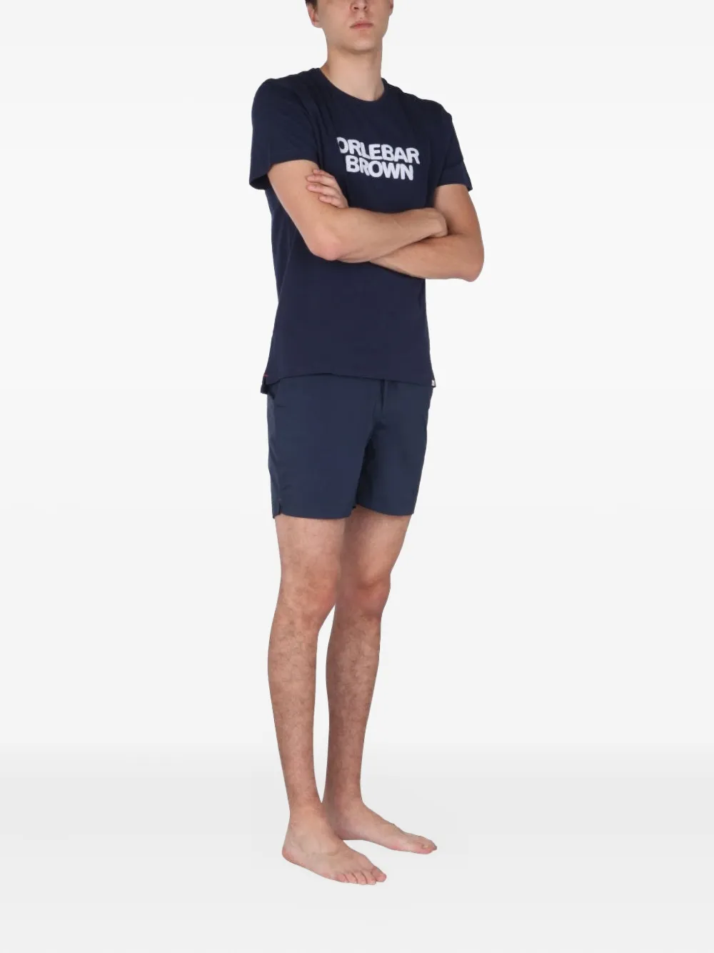 Orlebar Brown logo-print T-shirt - Blauw