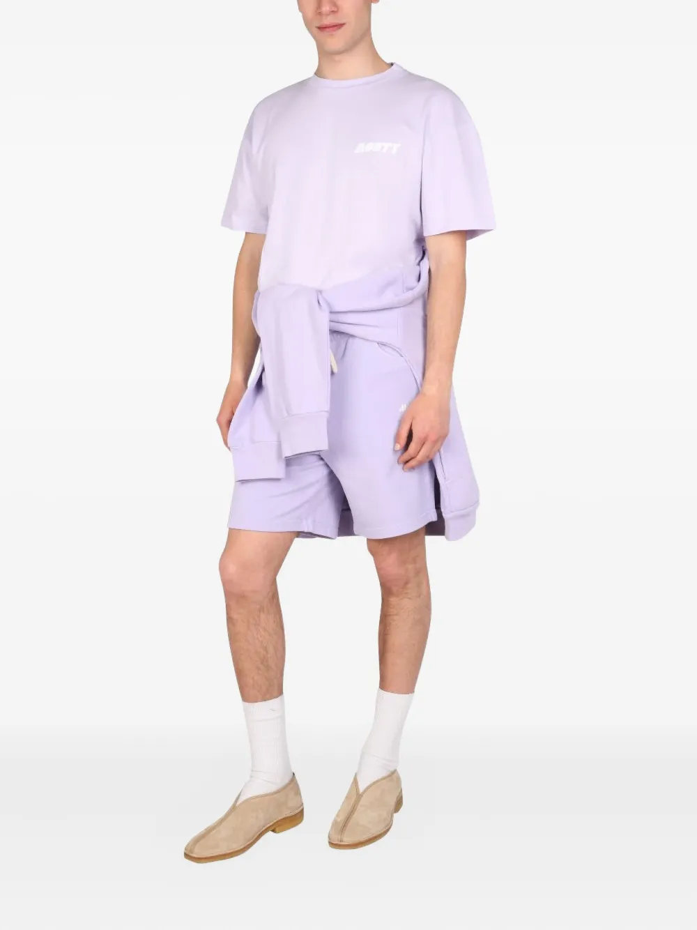 MOUTY drawstring-waist cotton shorts | Track & Running Shorts | Image 2