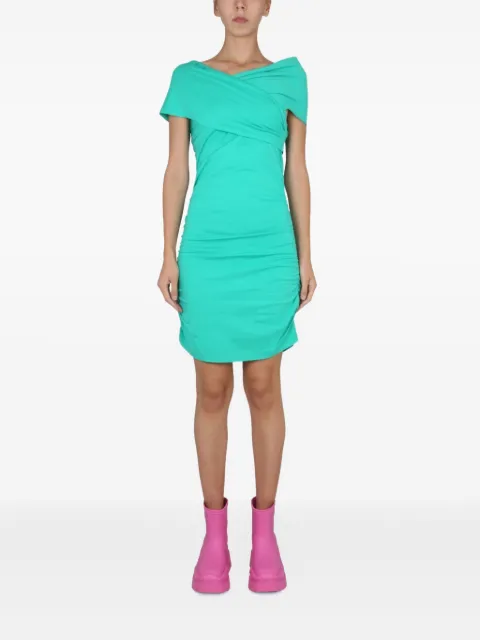 MSGM draped-detail mini dress