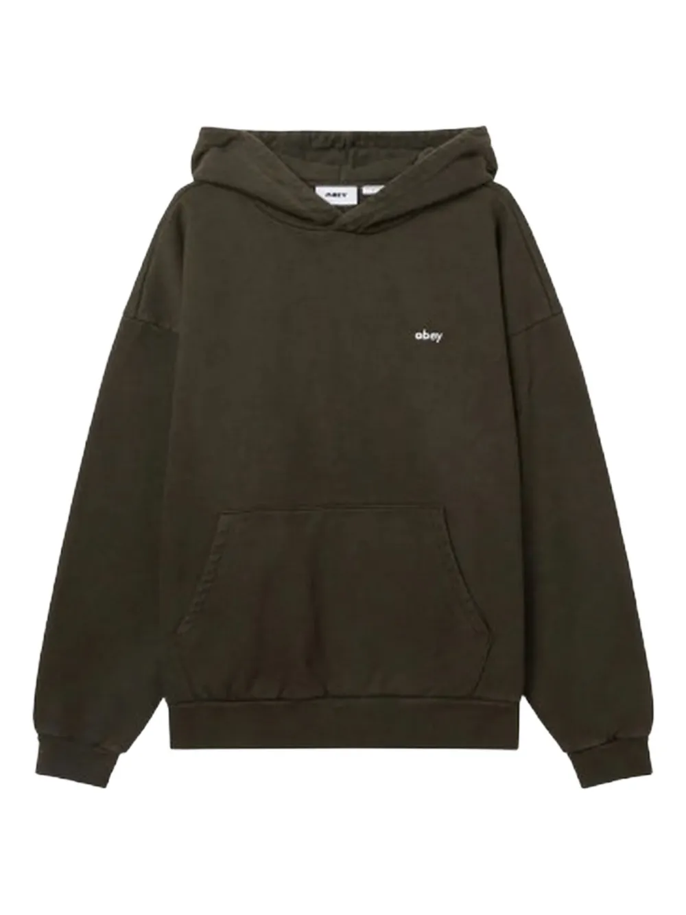 Obey hoodie à poche devant | vert | Image 1