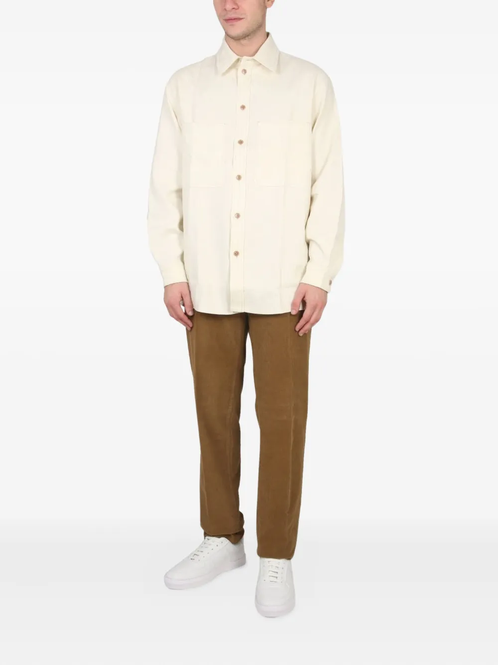 PT Torino corduroy trousers - Bruin