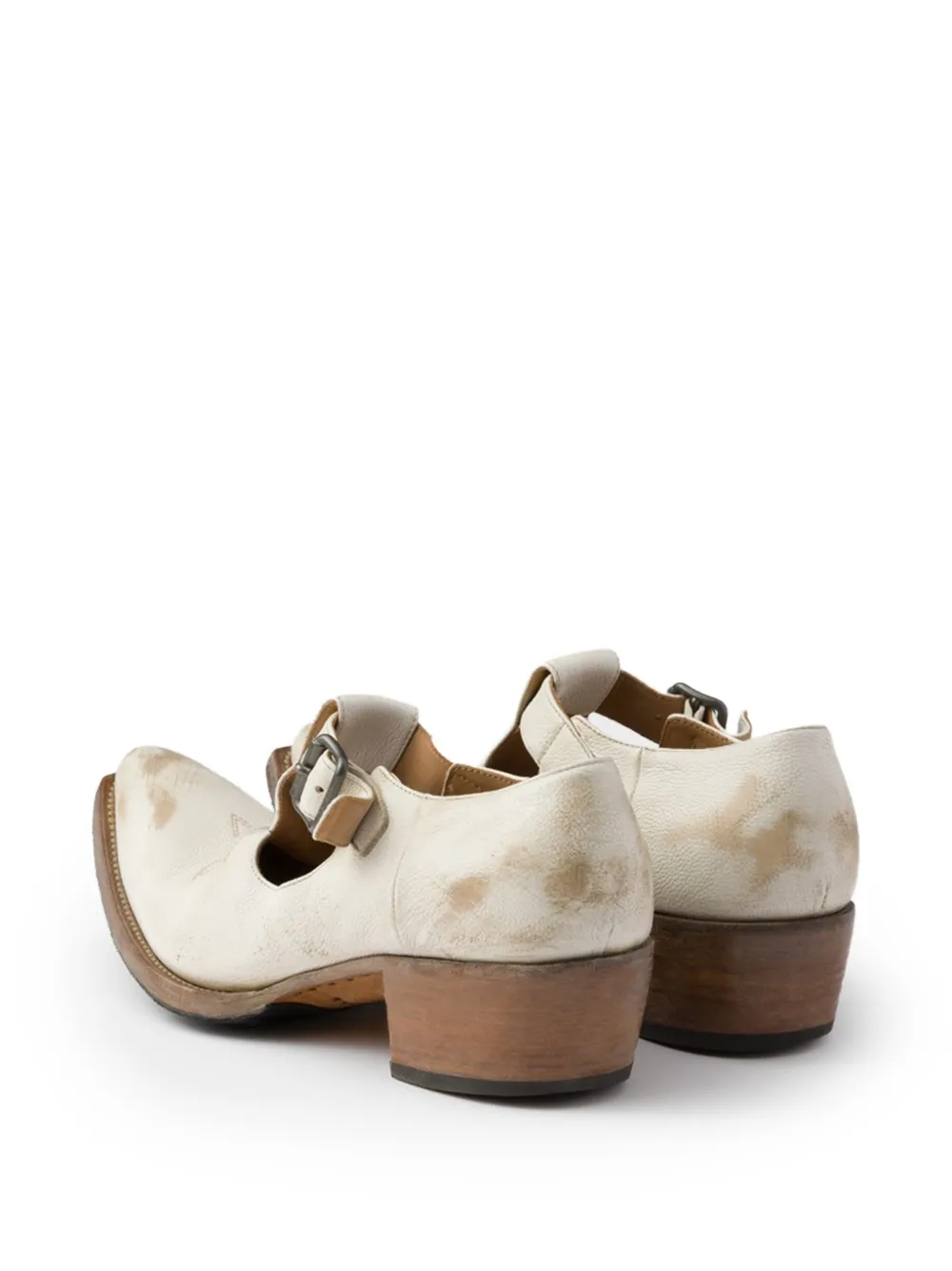 Prada Loafers met gespdetail Beige