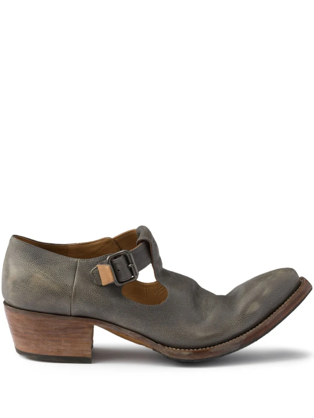 Prada Leren loafers Grijs