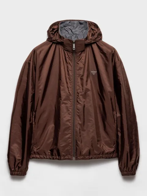 Prada huvjacka med dragkedja