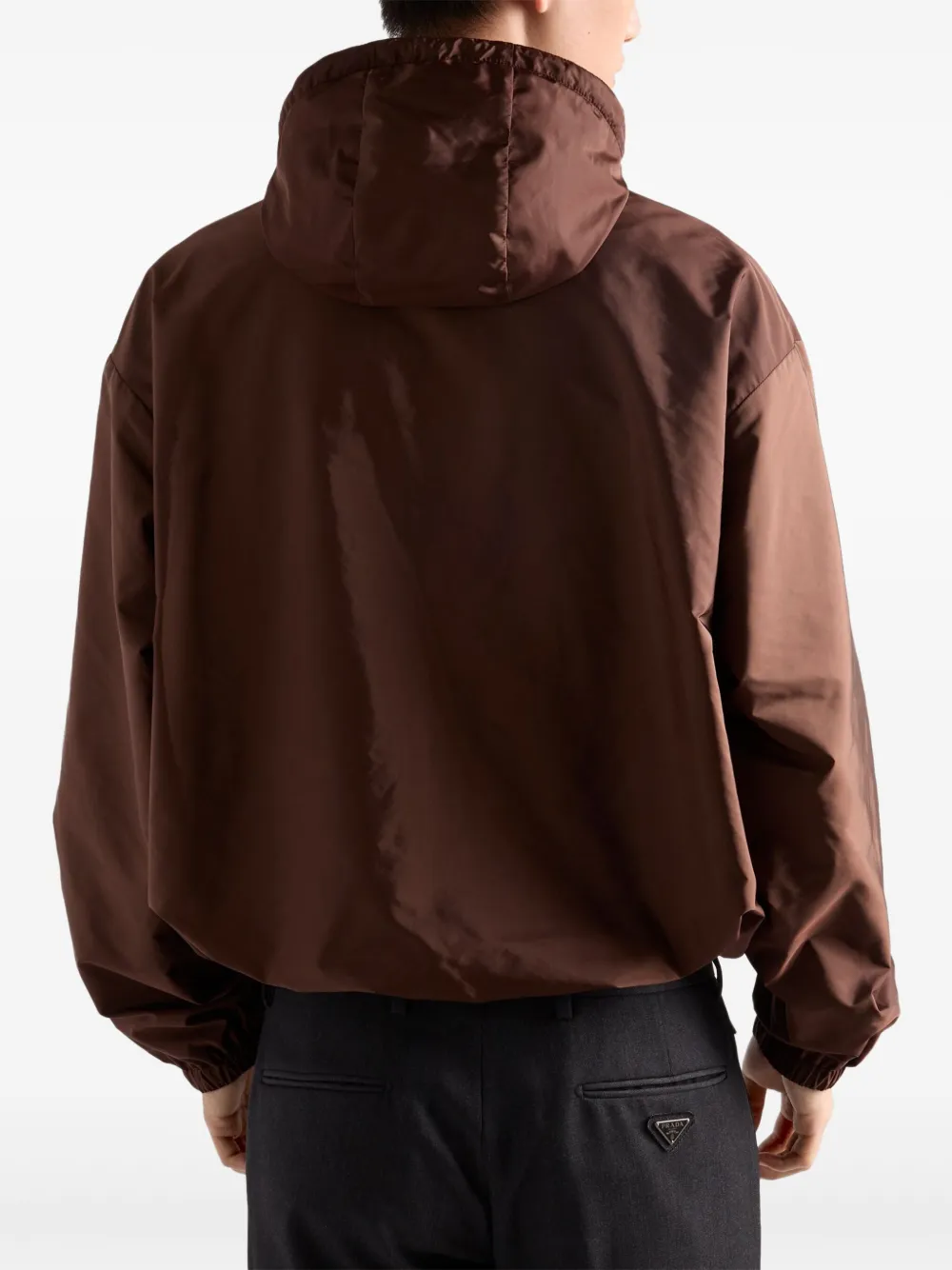 Prada Jack met capuchon Bruin