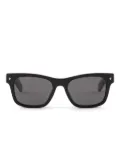 Prada Eyewear metal-plaque square sunglasses - Black