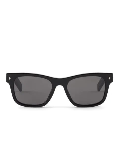 Prada Eyewear metal-plaque square sunglasses