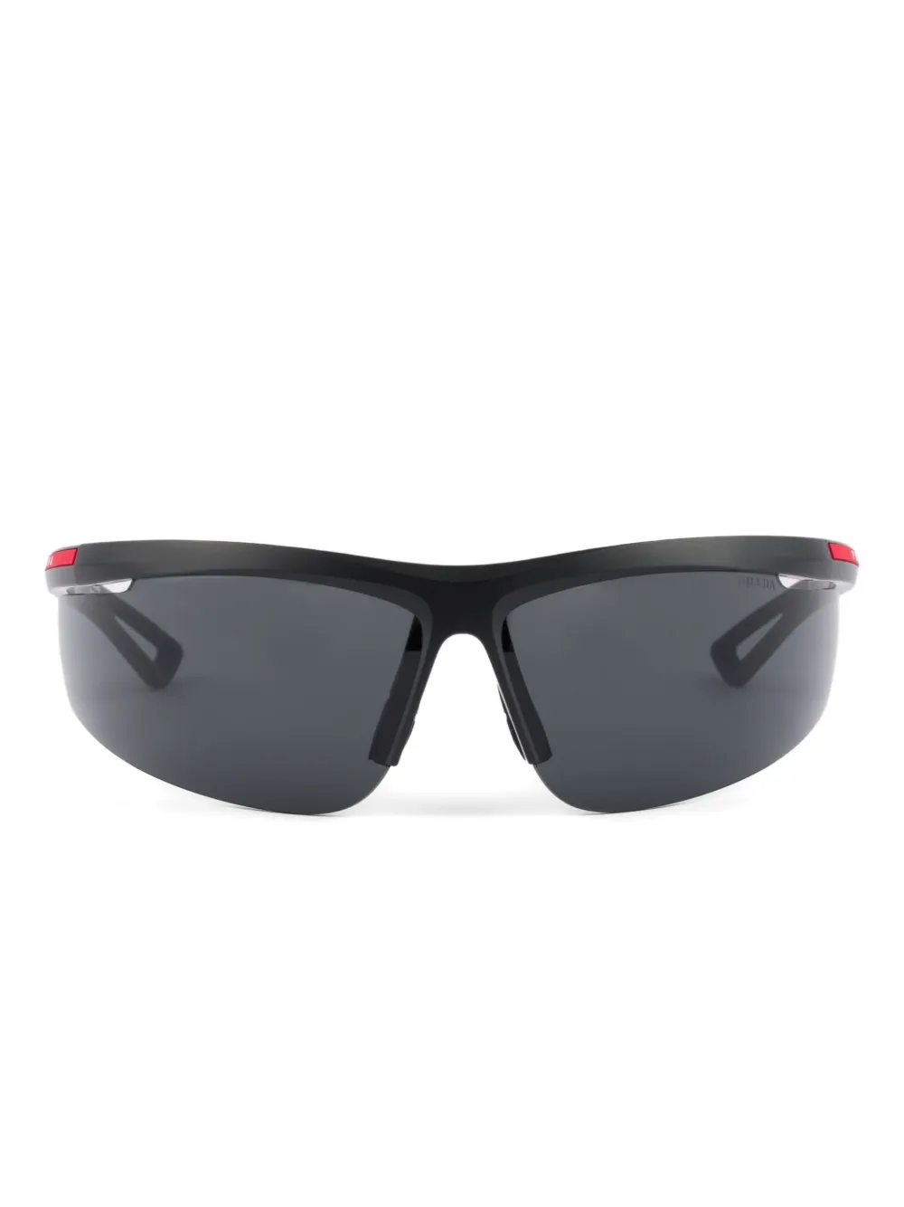 Prada Linea Rossa nylon frame sunglasses | Black | Image 1