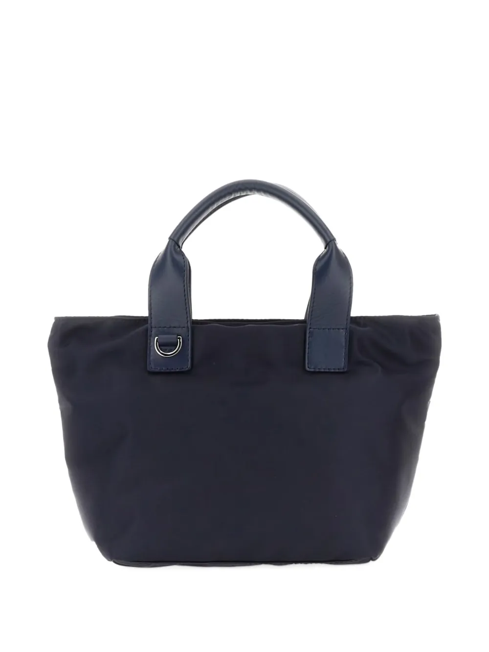 Orciani logo-patch shoulder bag - Blauw