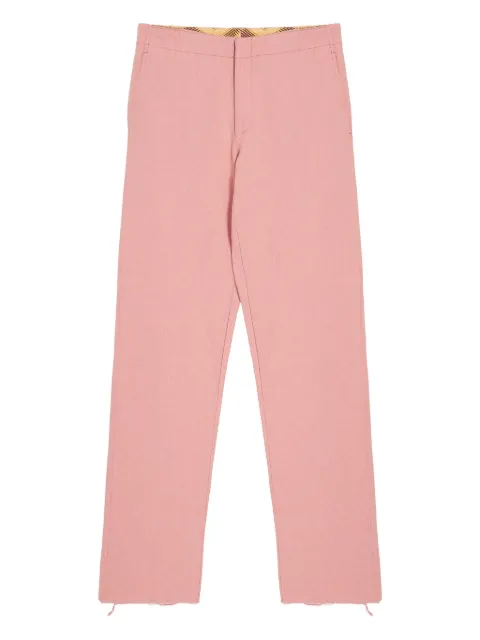 FENDI frayed cotton trousers
