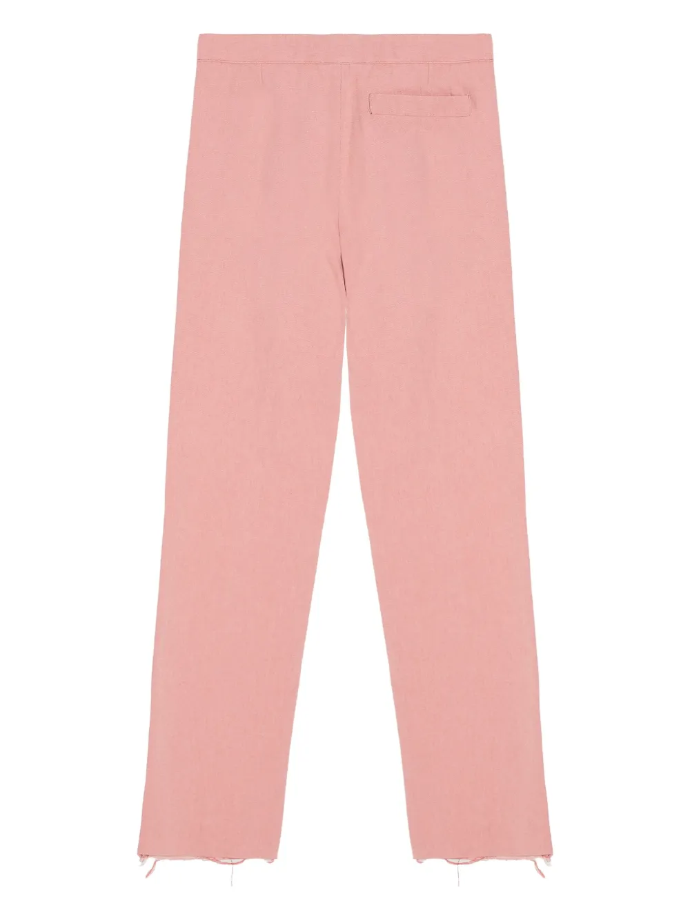 FENDI frayed cotton trousers Roze