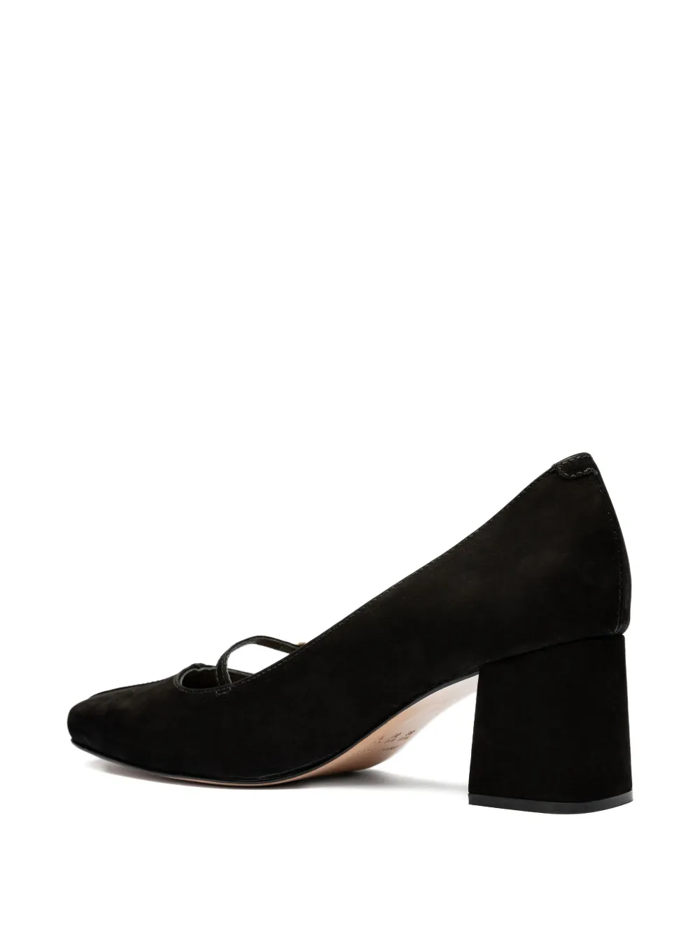Sarah Chofakian 50 mm Fred Baier pumps met blokhak Zwart