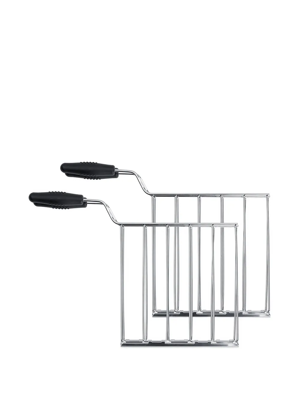 Smeg Steel Sandwich Toaster Racks (set Of Two) In Silver