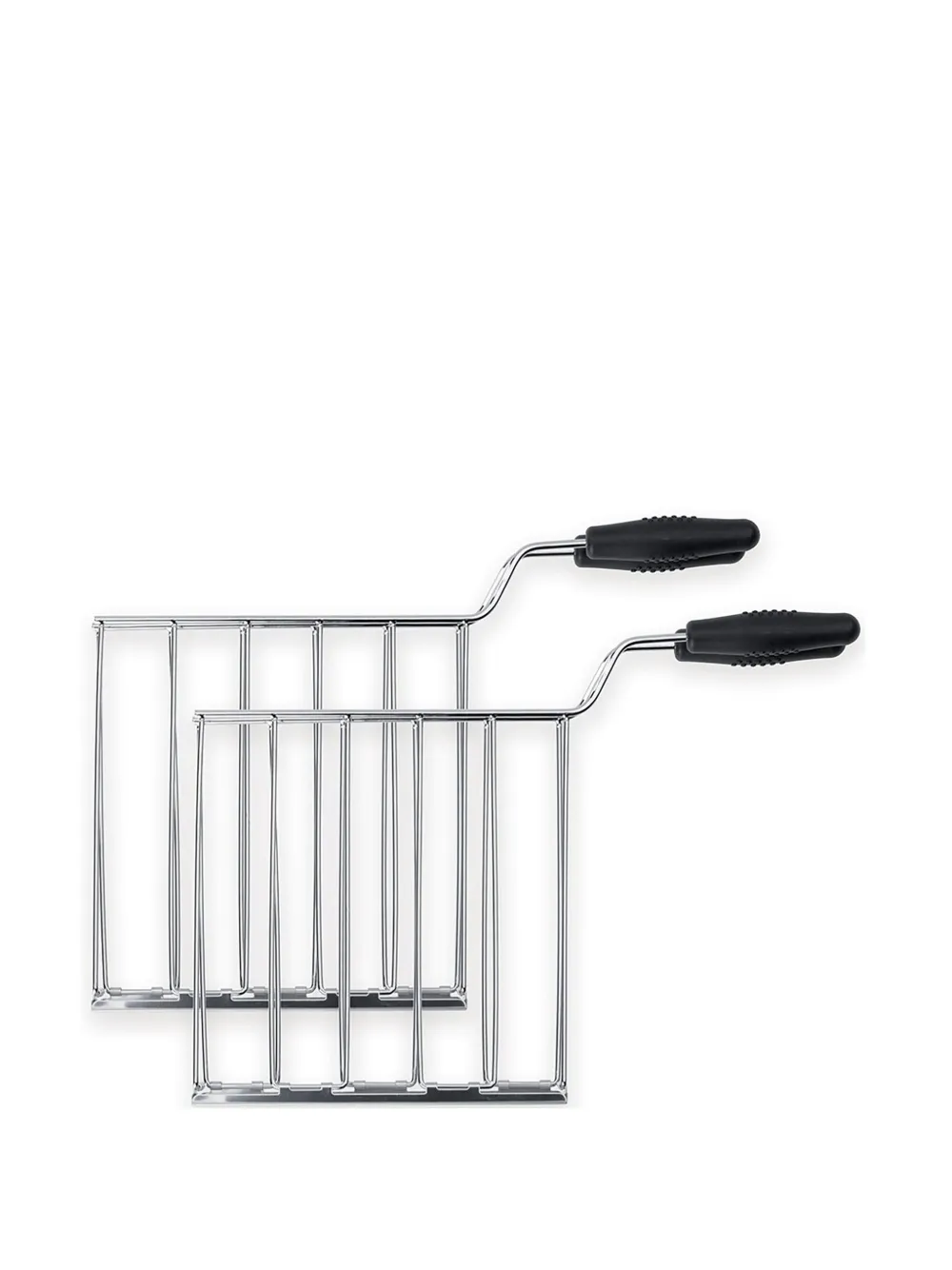 Smeg steel sandwich toaster racks (set of two) | Silver | Image 1