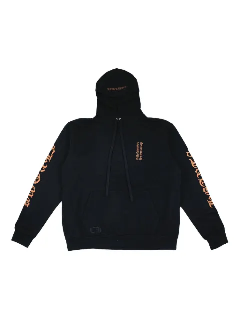 Chrome Hearts logo-sleeve hoodie