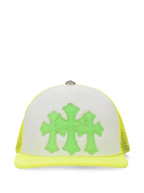 Chrome Hearts cross-patch trucker cap