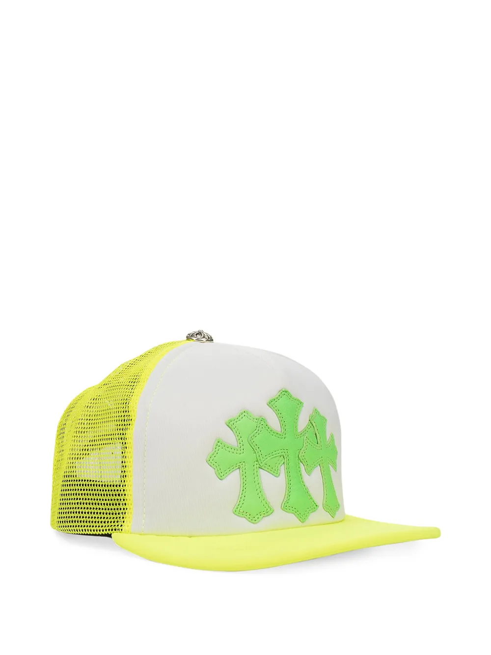 Chrome Hearts Cross-patch Trucker Cap In Yellow