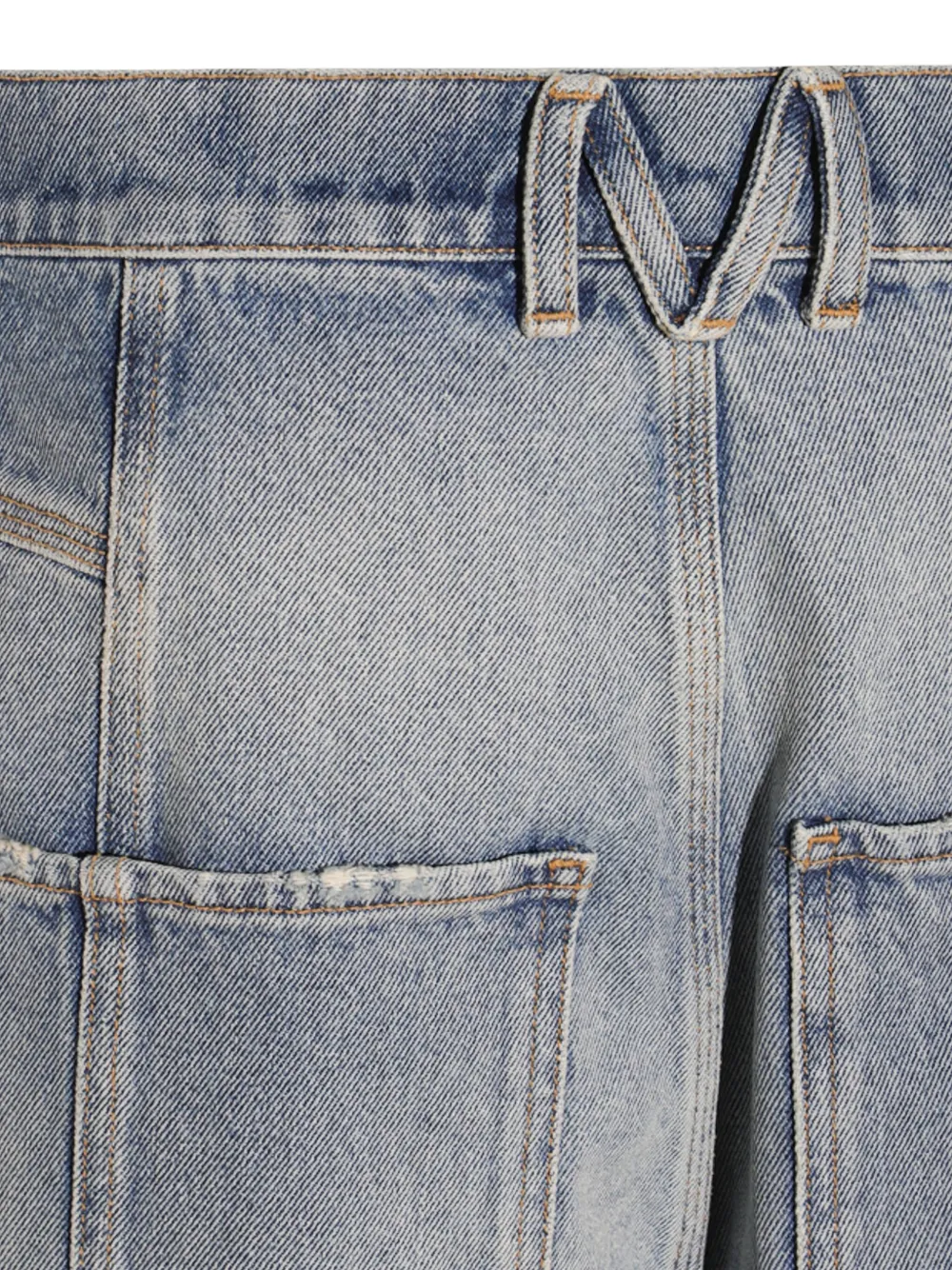 Moschino Jeans met logoplakkaat Blauw