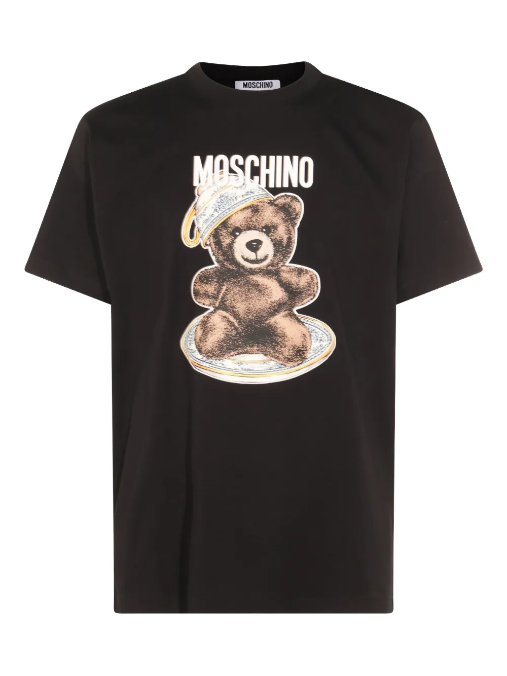 Moschino T-shirt met Teddy Bear-print Zwart