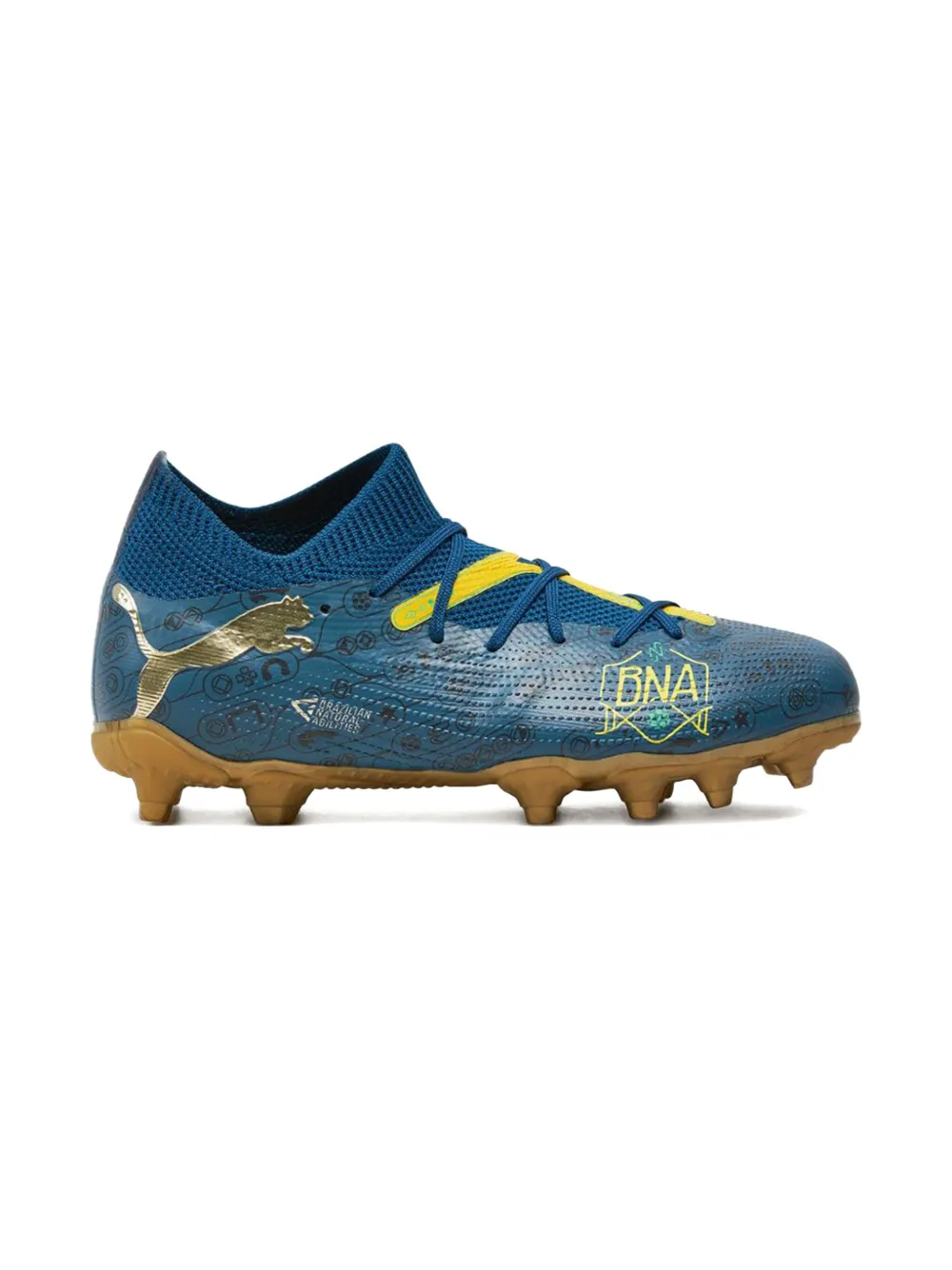 Puma Kids Future 7 Match BNA FG AG Cleats "Marine Blue/Yellow" cleats Puma Kids Future 7 Match BNA FG AG Cleats "Marine Blue/Yellow" cleats