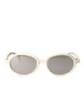 Moncler Eyewear Caprice round-frame sunglasses - White