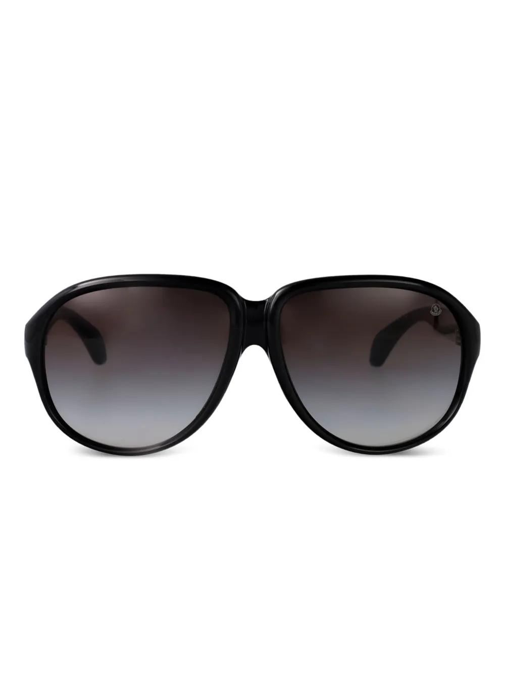 Moncler Eyewear Halcyonne zonnebril met rond montuur Zwart