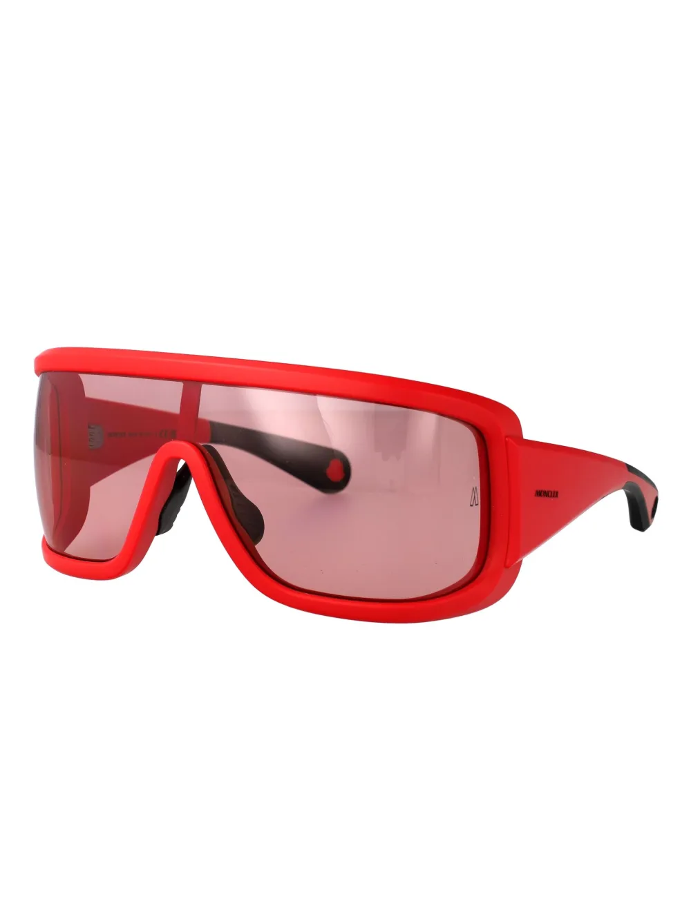 Moncler Eyewear Snowskeerer rectangular-frame sunglasses Rood