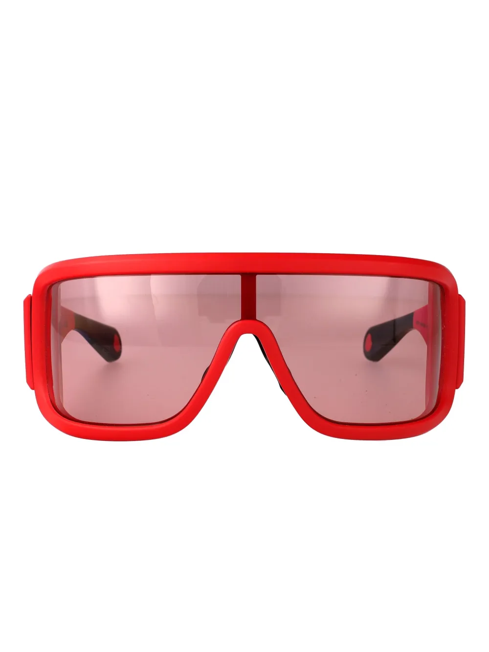 Moncler Eyewear Snowskeerer rectangular-frame sunglasses Rood