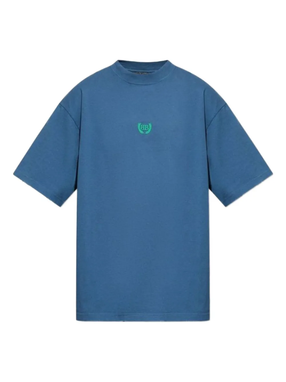 Balenciaga Laurel cotton T-shirt Blauw