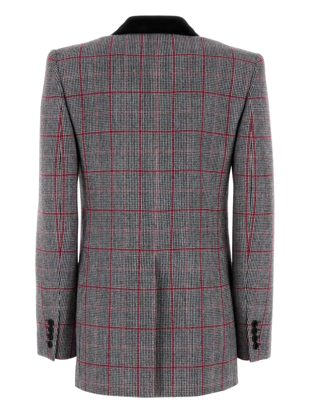 Chloé Geruite blazer Zwart