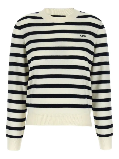 A.P.C. Josepha striped crew-neck sweater