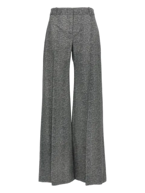 Ermanno Scervino herringbone flared trousers