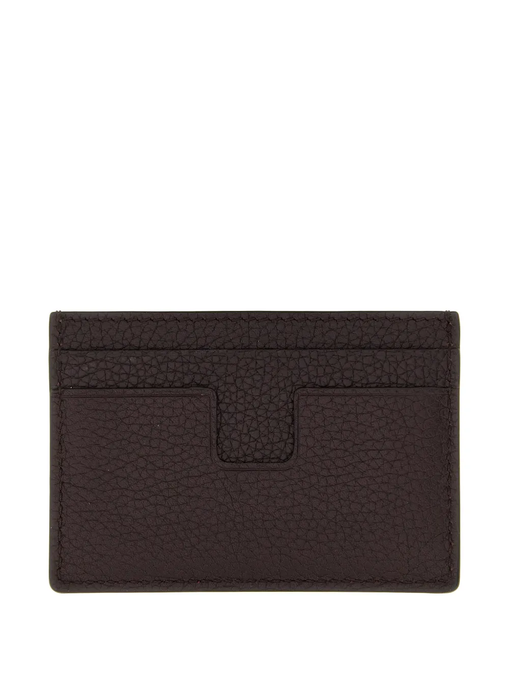 TOM FORD Pasjeshouder met logo-reliëf Rood