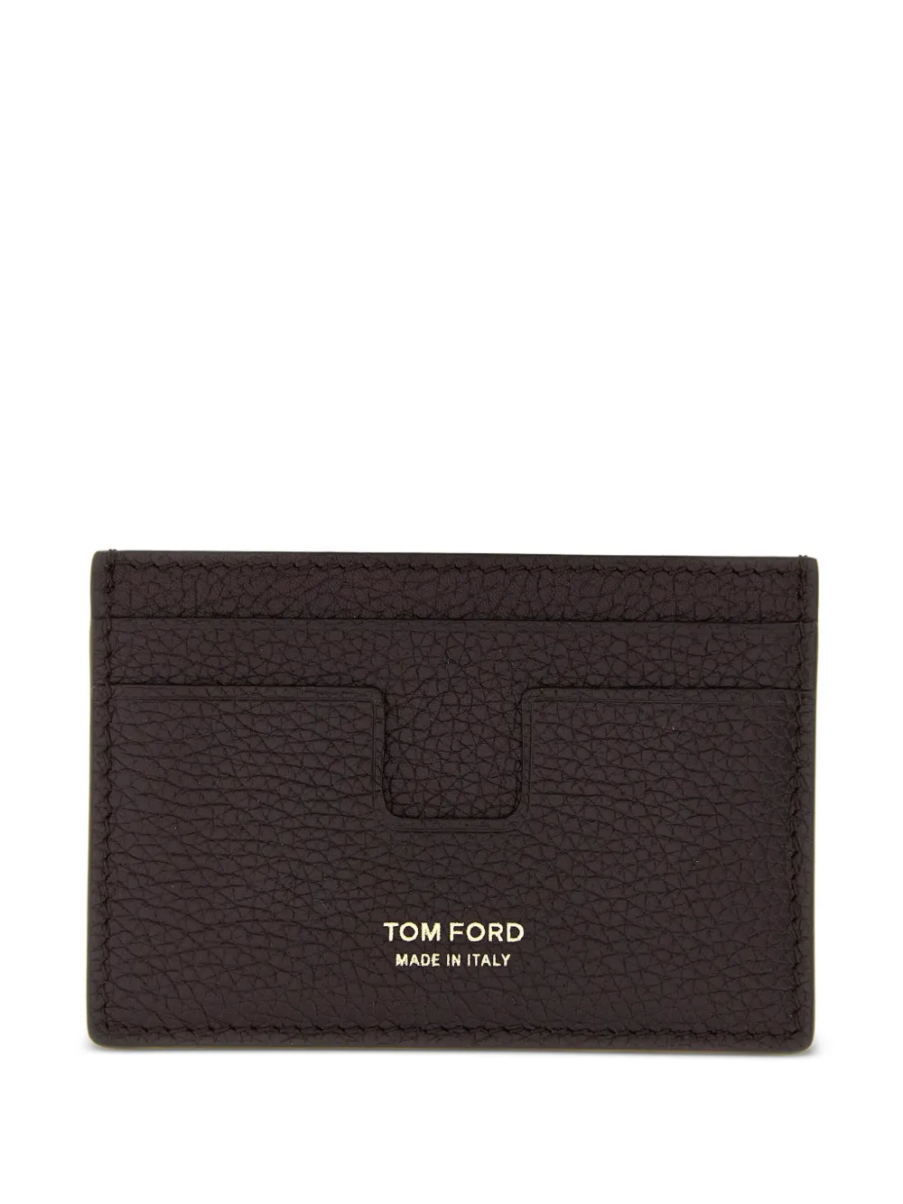 TOM FORD Pasjeshouder met logo-reliëf Rood