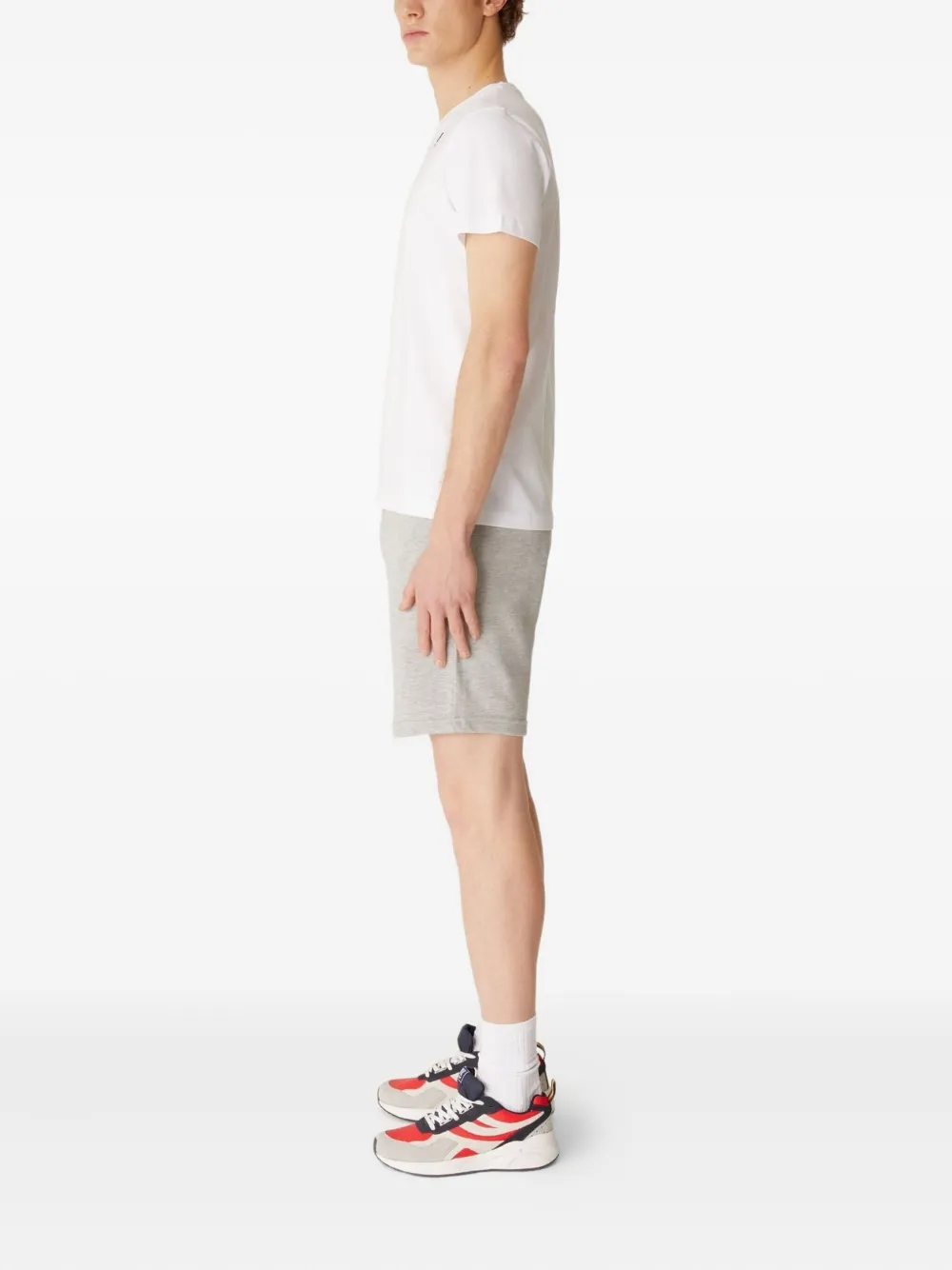 K-way Edouard Logo Cotton T-shirt In White