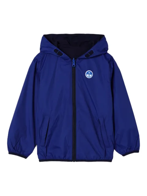 North Sails Kids hooded zip-up jacket