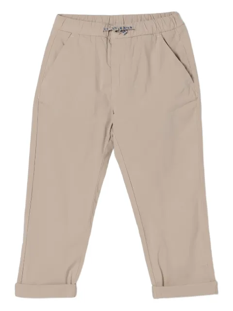 North Sails Kids elastic-waistband cuffed trousers