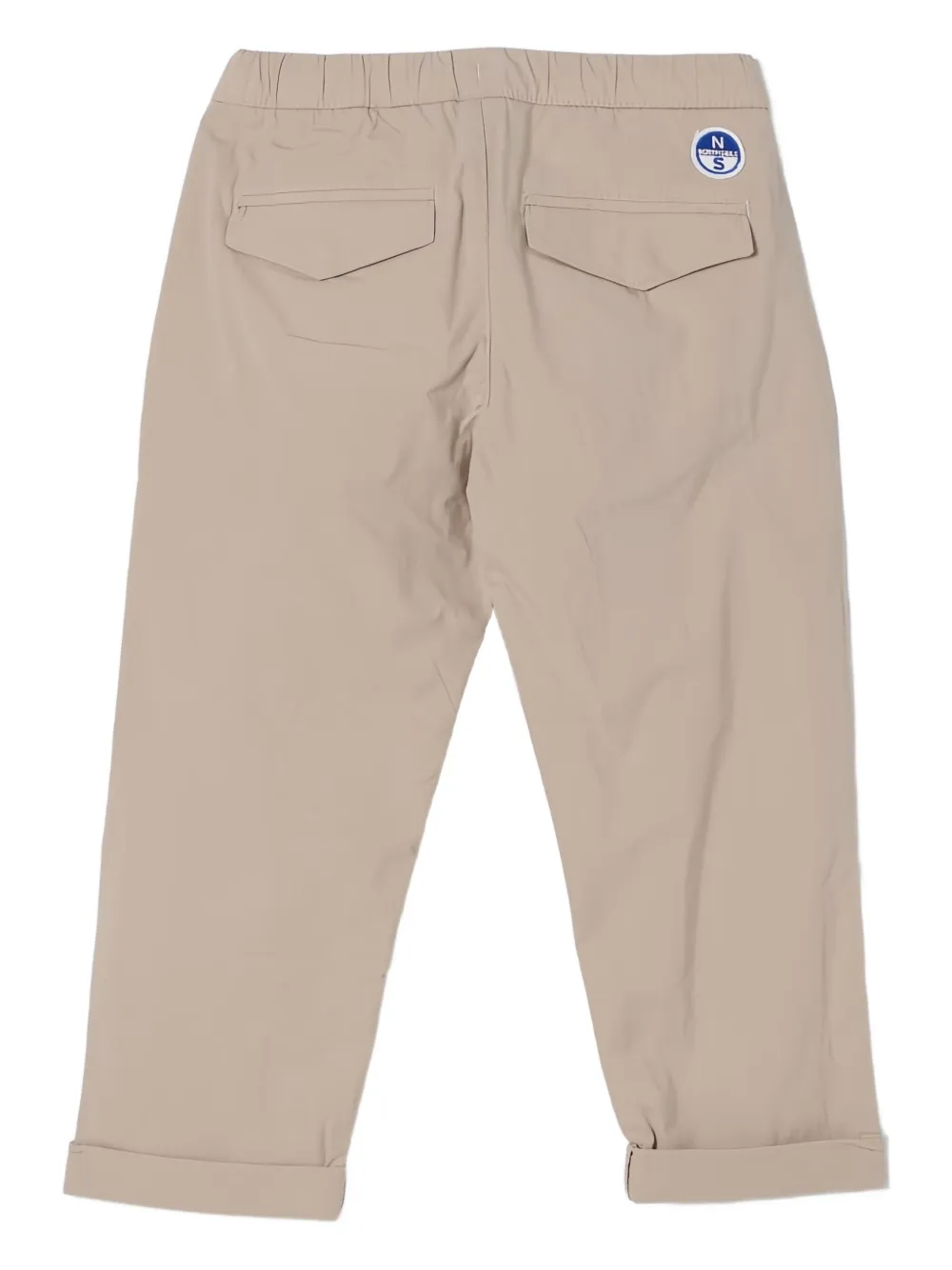 North Sails Kids elastic-waistband cuffed trousers | Boys Casual Trousers | Image 2