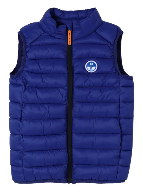 North Sails Kids quilted-sleeveless waistcoat
