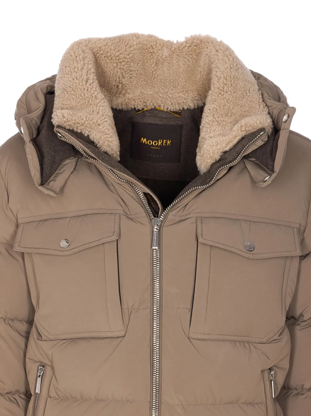 Moorer Gewatteerd jack Beige