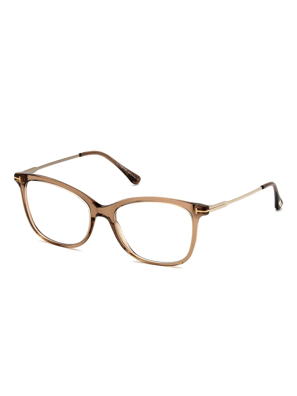 TOM FORD Eyewear Bril met vierkant montuur Bruin